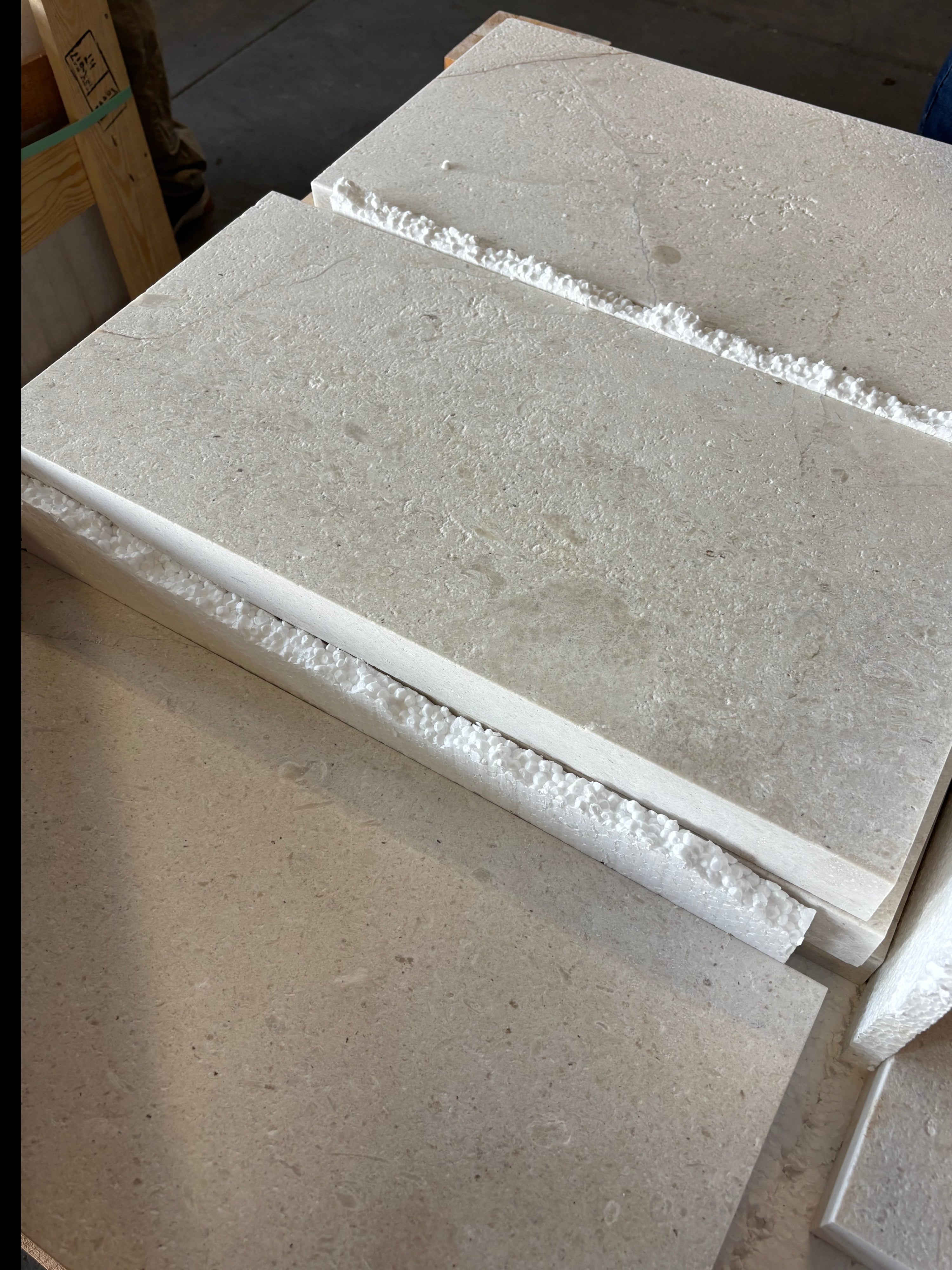 Santorini Limestone Pool Coping