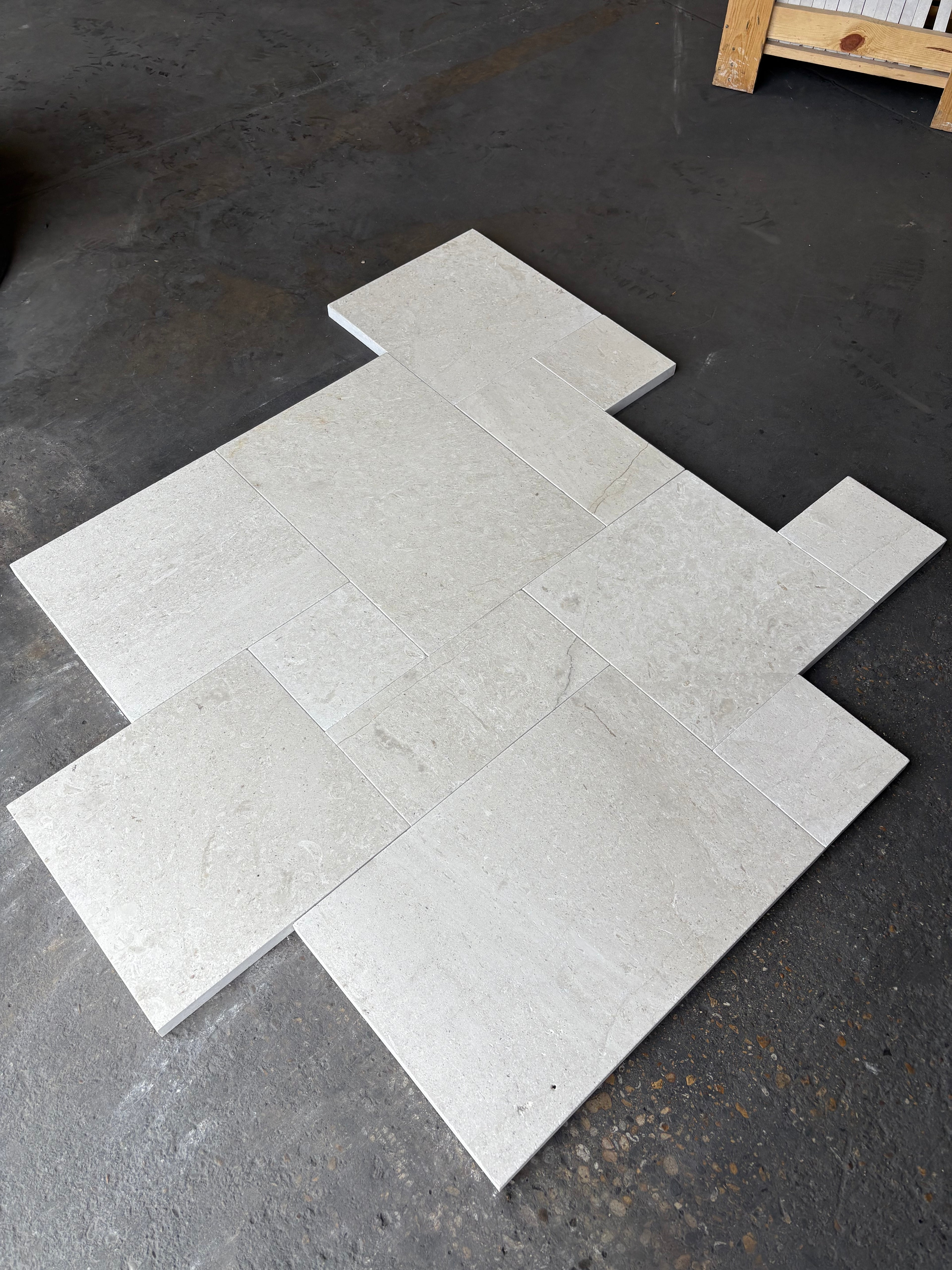 Santorini Limestone Pavers - Versailles Pattern